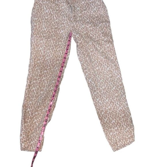 Anthro | by Anthropologie The Wanderer Utility Pants Leopard Print Neutral Sz 28 - Picture 5 of 8